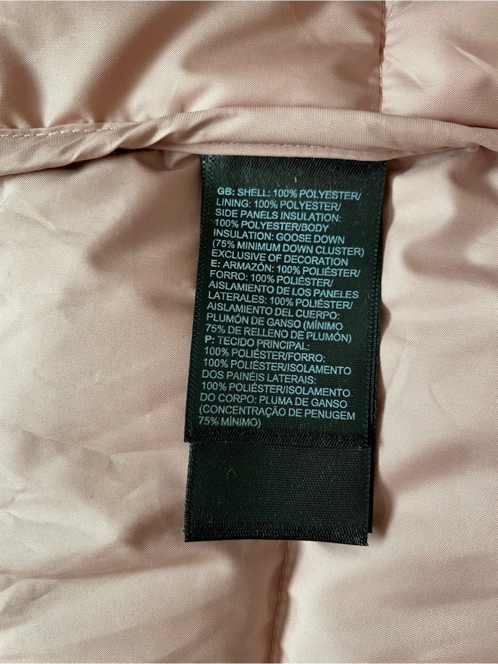 The North Face 550 Women's Light Pink Quilted Insulated Vest Size M Barely Used
